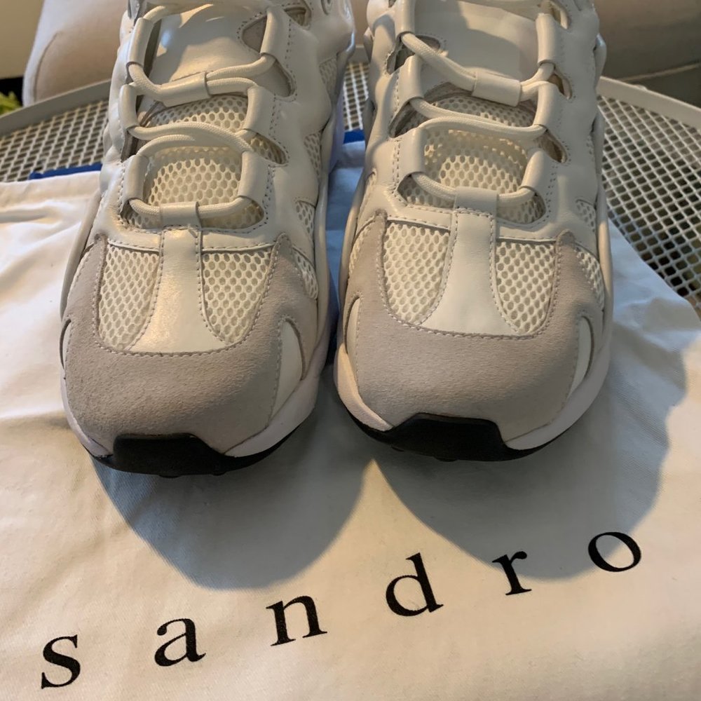 SANDRO white sneakers (new unworn) - Picture 2 of 6